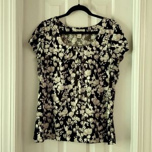 WHBM floral print top
